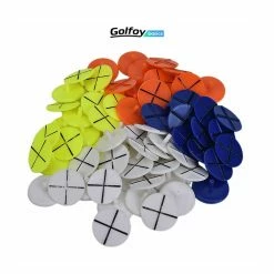 Golfoy Basics Plastic Ball Markers - Pack Of 40 (Mixed Colours) -Cheap Clubs Store 1 70 13