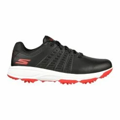 Skechers Men's Torque 2 MD Spiked Golf Shoes - Black/Red
