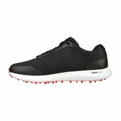 Skechers Men's Max Fairway 3 MD Spikeless Golf Shoes - Black/Red -Cheap Clubs Store 214029 bkgy max fairway 3 5 1 2