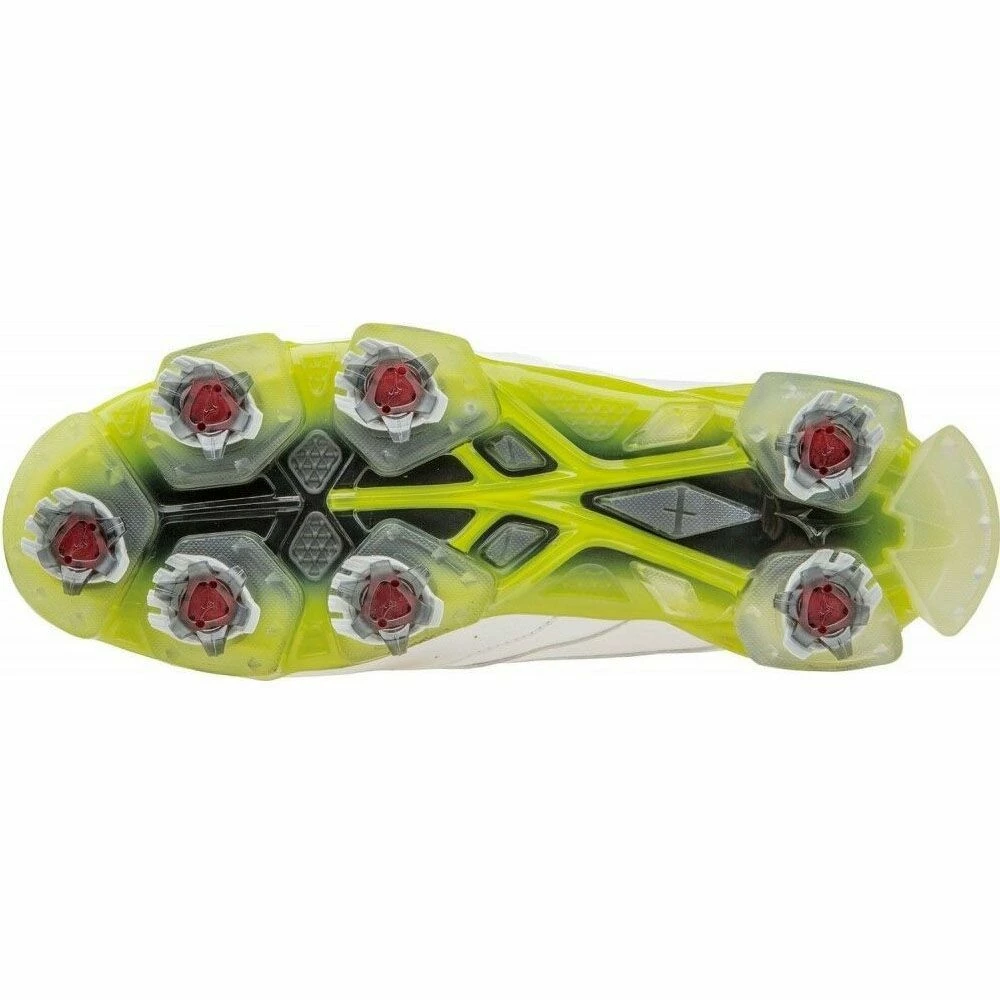 Mizuno Valour BOA 001 Mens Spiked WD Golf Shoes - White/Lime 4 Mizuno Valour BOA 001 Mens Spiked WD Golf Shoes - White/Lime - Image 4