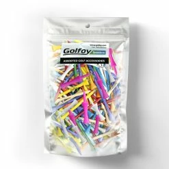 Golfoy Basics Assorted Mixed Plastic Tees (100 Count)