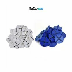 Golfoy Basics Plastic Ball Markers - Pack Of 40 (Mixed Colours) -Cheap Clubs Store 4 24 7