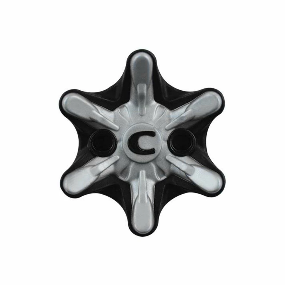 Golfoy Basics TRI LOK Cleats (Pack Of 18 ) - Black/Silver 2 Golfoy Basics TRI LOK Cleats (Pack Of 18 ) - Black/Silver - Image 2