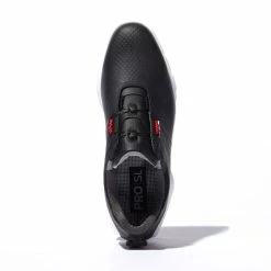 Footjoy Men’s Pro SL Sport Boa XW Spikeless Golf Shoes – Black/Red -Cheap Clubs Store 53339 blkred 4 1