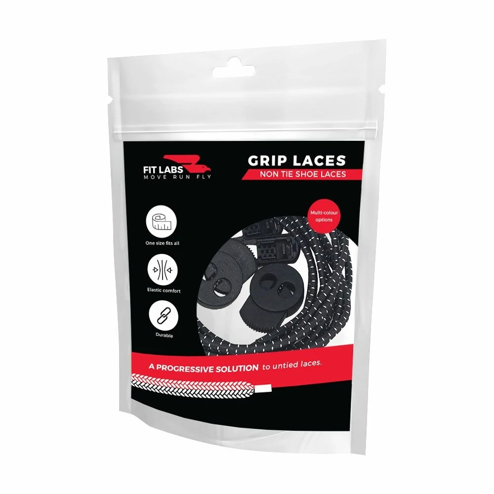 Fit Labs Grip Laces - Elastic Adjustable No Tie Shoelaces 6 Fit Labs Grip Laces - Elastic Adjustable No Tie Shoelaces - Image 6
