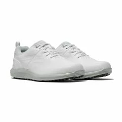 FootJoy Women's Leisure LX WD Spikeless Golf Shoes - White/Grey -Cheap Clubs Store 92919 whitegrey 3 1 1 1