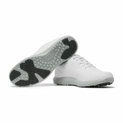 FootJoy Women's Leisure LX WD Spikeless Golf Shoes - White/Grey -Cheap Clubs Store 92919 whitegrey 5 1 1 1
