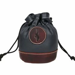 Jack Nicklaus Black Leather Accessories Pouch