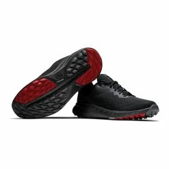 Footjoy Men’s Flex XP XW Spikeless Golf Shoes – Black/Red -Cheap Clubs Store black 56279 3 1 2