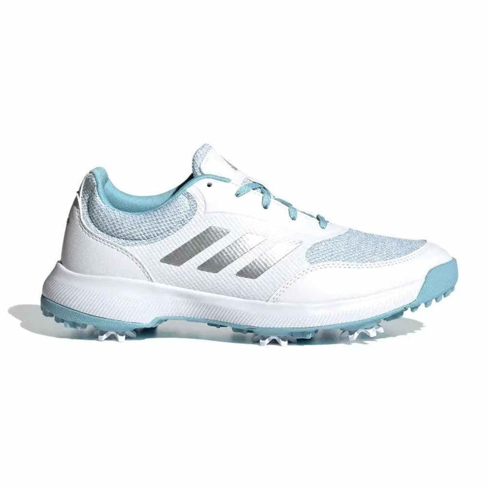Adidas Women’s Tech Response 2.0 MD Spiked Golf Shoes - White/Sky 1 Adidas Women’s Tech Response 2.0 MD Spiked Golf Shoes - White/Sky