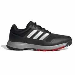 Adidas Men's Tech Response SL WD Spikeless Golf Shoes - Black/Silver/Scarlet
