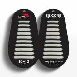 Fit Labs Elastic Silicone No Tie Shoelaces - Pack Of 1 Pair