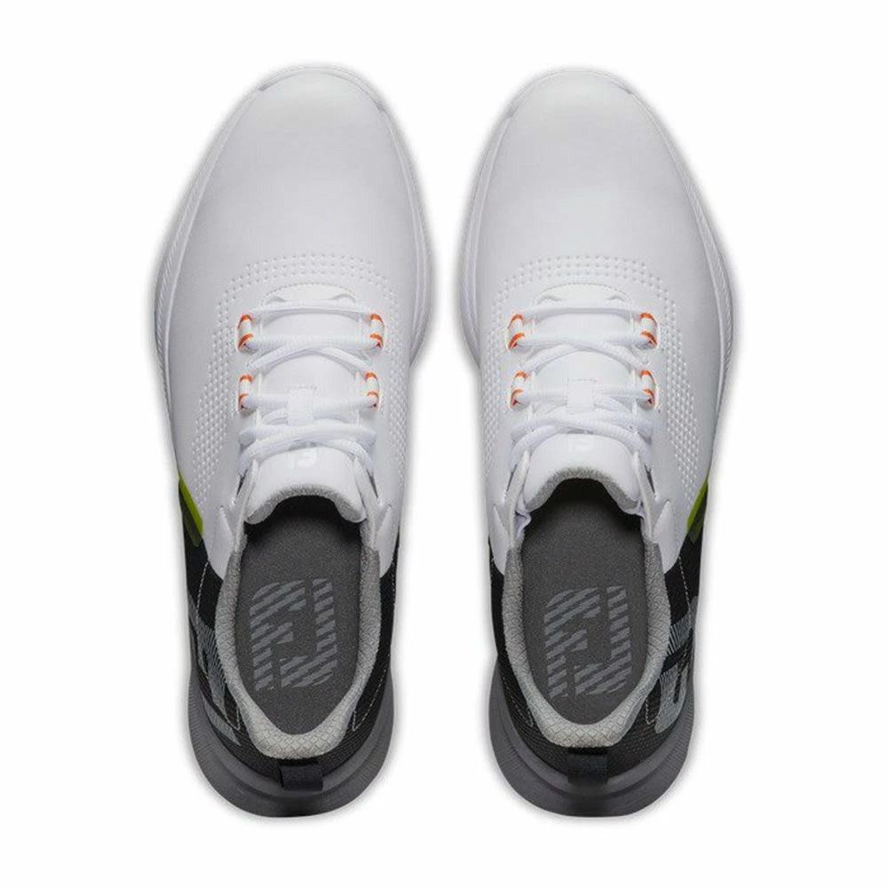 FootJoy Men's Fuel XW Spikeless Golf Shoes - White/Black 3 FootJoy Men's Fuel XW Spikeless Golf Shoes - White/Black - Image 3