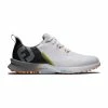 FootJoy Men's Fuel XW Spikeless Golf Shoes - White/Black