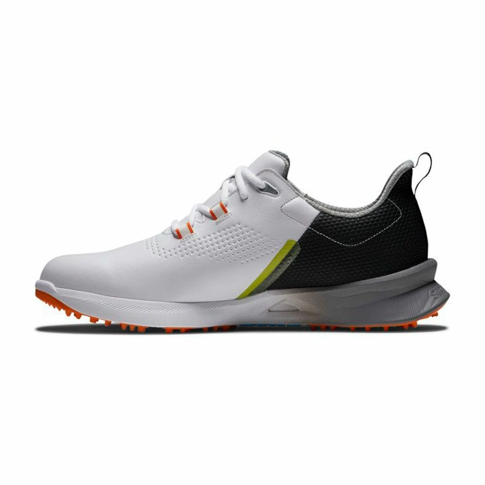 FootJoy Men's Fuel XW Spikeless Golf Shoes - White/Black 5 FootJoy Men's Fuel XW Spikeless Golf Shoes - White/Black - Image 5