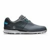 Footjoy Men’s Pro SL Sport XW Spikeless Golf Shoes – Grey / Reef Blue