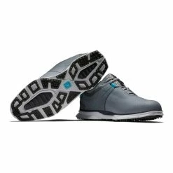 Footjoy Men’s Pro SL Sport XW Spikeless Golf Shoes – Grey / Reef Blue -Cheap Clubs Store grey reef blue 53855 5 1