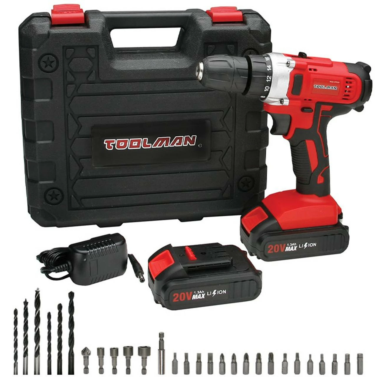 Tool Man 20 Volt Cordless Drill-GW0061 1 Tool Man 20 Volt Cordless Drill-GW0061