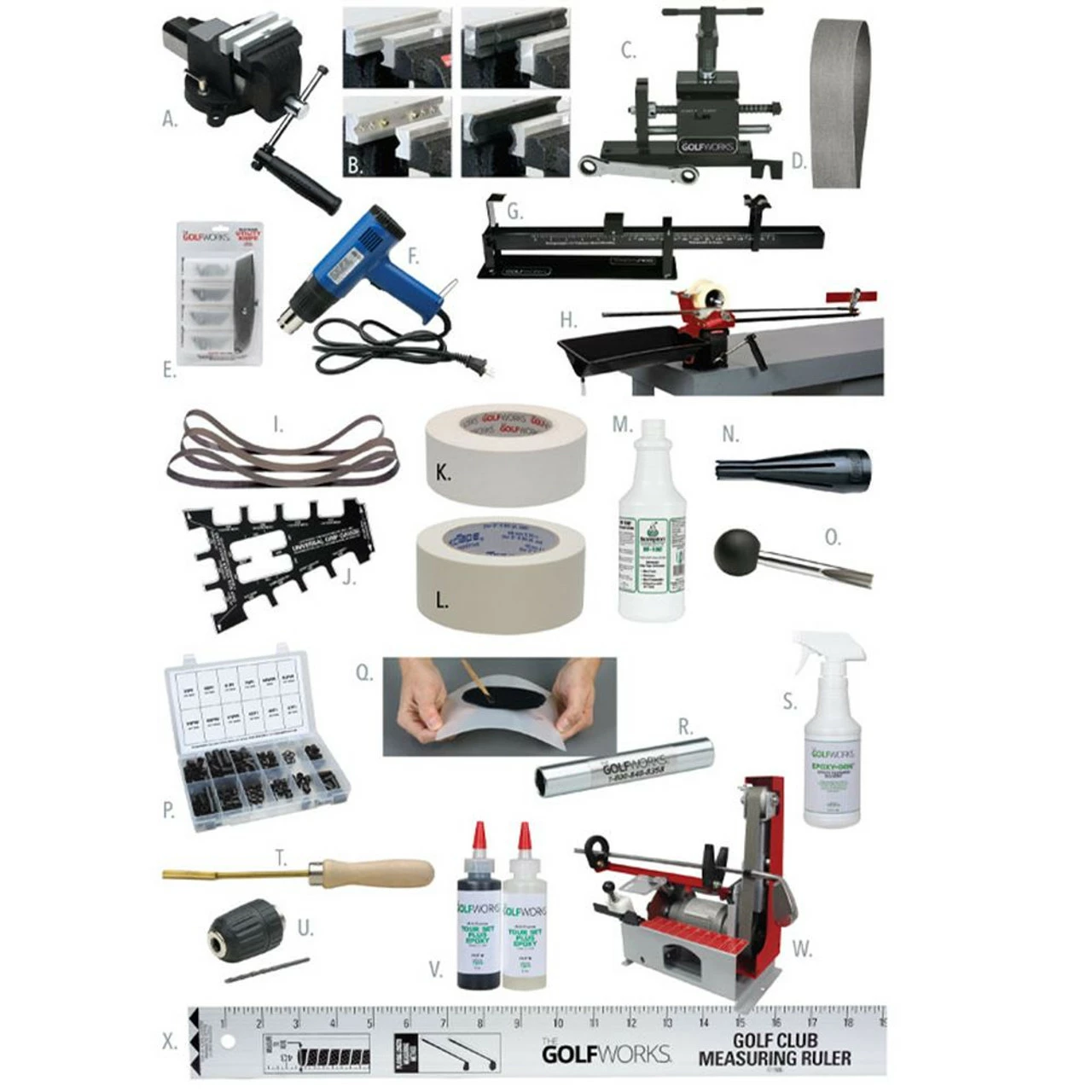 The GolfWorks Tool Shop Set-Up Kit-GW2021 1 The GolfWorks Tool Shop Set-Up Kit-GW2021