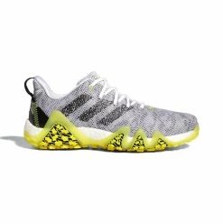 Adidas Men's Codechaos 22 MD Spikeless Golf Shoes - White/Black/Yellow