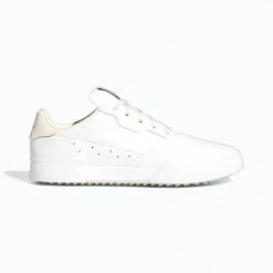 Adidas Men's Adicross Retro Green WD Spikeless Golf Shoes - White/Brown/Aluminium