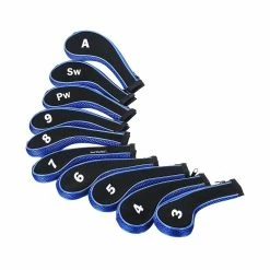 Golfoy Basics Zipper Iron Covers (10 Pieces) -Cheap Clubs Store headcover 1