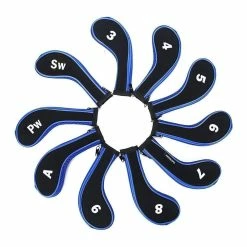 Golfoy Basics Zipper Iron Covers (10 Pieces)