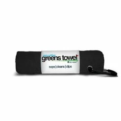 Greens Towel Microfiber Towel With Carabiner Clip