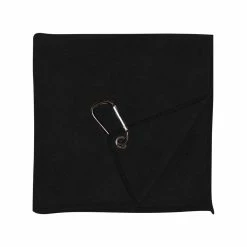 Greens Towel Microfiber Towel With Carabiner Clip -Cheap Clubs Store microfiber black 3