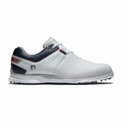 FootJoy Men's Pro SL XW Spikeless Golf Shoes - White/Navy