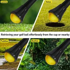 Golfoy Basics Golf Ball Pick-Up Putter Suction Cup - Black -Cheap Clubs Store putter sucker 2