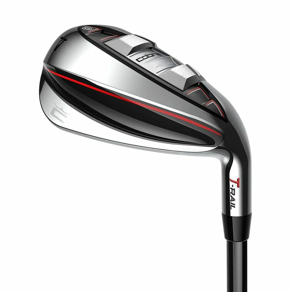 Cobra T-Rail (5-GW) Steel Irons - Black/Red 1 Cobra T-Rail (5-GW) Steel Irons - Black/Red