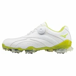 Mizuno Valour BOA 001 Mens Spiked WD Golf Shoes - White/Lime 15 Mizuno Valour BOA 001 Mens Spiked WD Golf Shoes - White/Lime -Cheap Clubs Store valour 1000